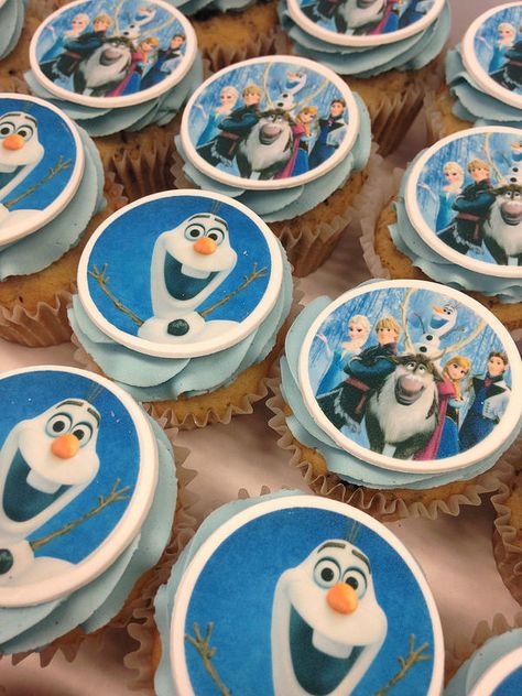 edible image Frozen cupcakes Cupcakes With Edible Images, Edible Image Cupcakes, Frozen Cupcakes, Edible Image Cake, Baking Business, Custom Cupcakes, Cake Images, Edible Images, Baking Sweets