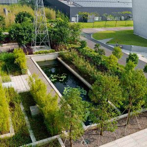 Vanke Architecture Research Center by Z+T Studio « Landscape Architecture Works | Landezine Architect Logo, Residential Landscape, Architectural Materials, Research Center, Contemporary Landscape, Plant Design, Green Building, Landscape Architect, Architecture Project