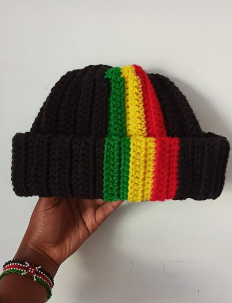 Juneteenth Crochet Ideas, Crochet Durag, Rasta Beanie, Crochet Business, Crochet Clothing And Accessories, Crochet Design Pattern, Crochet Bucket Hat, Crochet Fashion Patterns, Diy Crochet Projects