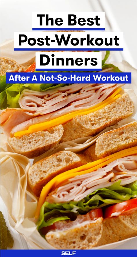 The Best Post-Workout Dinners After A Not-So Hard Workout Post Run Dinner, Post Workout Dinner, Hiit Routine, Evening Workout, Yoga Kurse, Workout Diet, Better Body, Chicken Meal Prep, Workout Snacks