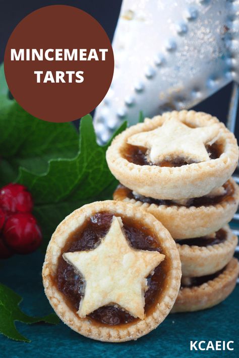 Mincemeat Tarts From A Jar, Mincemeat Tarts Recipe, Mini Mincemeat Tarts, Mincemeat Tarts Easy, Mincemeat Cookie Recipe, Mincemeat Tarts, Mincemeat Cookies, Christmas Pudding Ice Cream, Holiday Themed Desserts