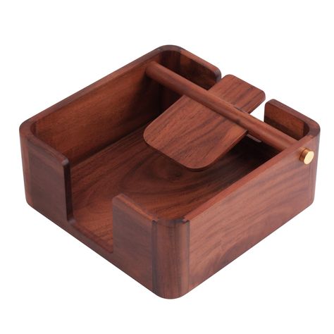 PRICES MAY VARY. ♥ Acacia Wood Napkin Holder - Used to keep a bunch of napkins or tissues neat and tidy on the table, so they are easy reach whenever you needed. Placed it on the dining table, kitchen countertop, breakfast nook or picnic blanket to add a pretty touch to a meal time! ♥ Size of Napkin Holder - inner size：6.6"×6.6"×2"(L*W*H), outer size:7.3"×7.3"×2.8"(L*W*H); Tips：please confirm the size of your napkins before your purchase. ♥ Materials - our cocktail napkin holder for table is mad Diy Napkin Holder, Wooden Napkin Holder, Serviette Holder, Cocktail Napkin Holder, Wood Napkin Holder, Napkin Dispenser, Dining Table Kitchen, Table Napkin, Cocktail Napkin