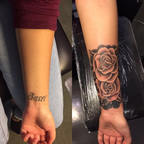 Cover up tattoo Cover Up Tattoo Ideas Wrist, Wrist Name Coverup Tattoos, Name Tattoo Cover Up Ideas For Women, Inner Wrist Tattoos For Women Cover Up, Cover Up Wrist Tattoos For Women, Wrist Tattoos For Women Cover Up, Name Tattoo Cover Up Ideas, Name Cover Up Tattoos For Women, Inner Wrist Tattoos For Women