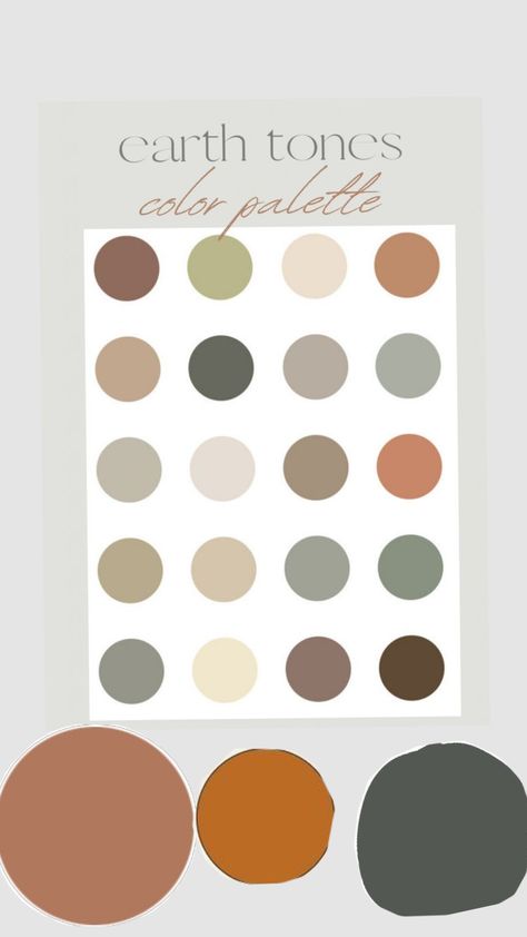 Earth tones Earth Tone Color Palette Bedrooms, Earth Tones Home Decor, Neutral Earth Tone Color Palette, Earth Tone Color Palette Wedding, Kitchen Earth Tones, Nursery Earth Tones, Warm Tone Color Palette, Eath Tone, Boho Earth Tones