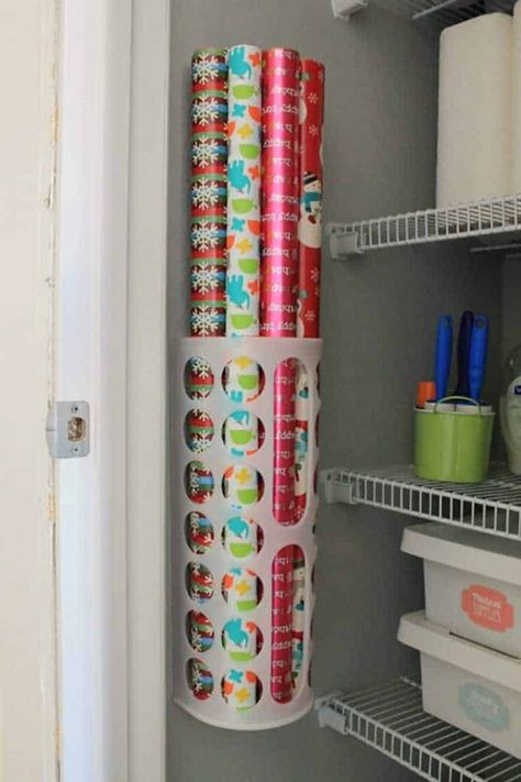 Hairstyles Home, Wrapping Paper Storage, Organisation Hacks, Ideas Para Organizar, Diy Casa, Paper Storage, Home Organisation, Office Inspiration, Ikea Hacks