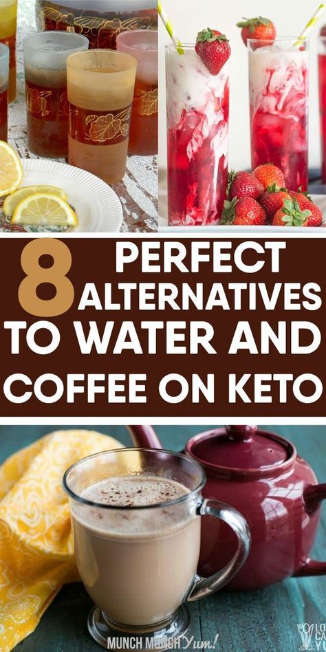 KETO TEA recipes to aid weight loss and keep you in ketosis. These easy ketogenic diet friendly recipes are a great alternative to water and coffee for their health benefits and flavor. Learn how to make bulletproof tea with coconut oil, Starbucks drinks, Bulletproof Tea, Keto Tea, Dairy Free Keto, Natural Detox Drinks, Smoothie Detox, Detox Drinks Recipes, Coffee Benefits, Keto Drink, Keto Chocolate