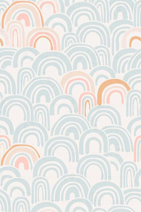 Want access to exclusive content? Click the link above! ☕ Nursery Deco, Seamless Wallpaper, Rainbow Pattern, Cute Backgrounds, Free Downloads, Geometric Designs, Baby Patterns, Repeating Patterns, Background Patterns