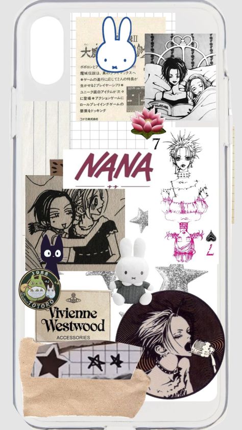 #nana #phonecase #greyscale #tvgirl #mitski #miffy #nanaaesthetic #anime #aesthetic #love #blackandwhite Nana Anime Aesthetic, Ghibli Room, Winter Feeling, Anime Collage, General Aesthetic, Nana Anime, Tv Show Couples, Phone Layouts, Nana Osaki