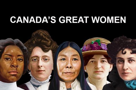 Canada Facts, Women Empowerment Activities, Canada For Kids, Famous Canadians, Empowerment Activities, Canadian Things, Canada History, Canadian Women, I Am Canadian