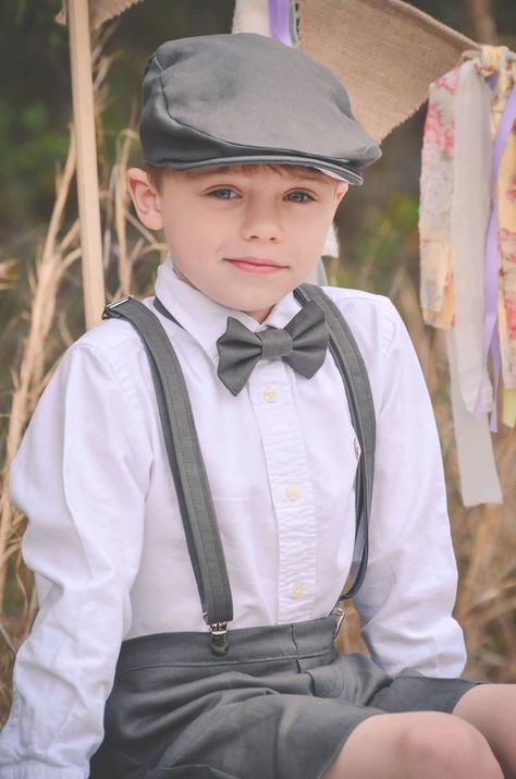 Linen Ring Bearer 3 Piece Set Ring Bearer Bow tie by TwoLCreations Ring Bearer Suit Little Boy Swag, Ring Bearer Outfit Suspenders, Ring Bearer Shorts And Suspenders, Ring Bearer Linen Outfit, Southern Wedding Ring Bearer, Ring Bearer Attire, Diamond Cuff Ring, Memphis Wedding, Party Quotes