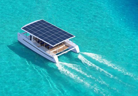 Solar Yacht, Expensive Yachts, Alternative Energie, Solar Power Diy, Electric Boat, Solar Energy Panels, Solar Roof, Best Solar Panels, Solar Electric