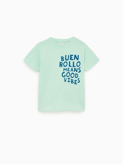 T-SHIRT WITH POSITIONAL TEXT Slogan Clothing, Kids Wear Boys, Joy Baby, Boys Prints, Zara Boys, Fashion Boy, Tshirt Design Inspiration, Shirt Design Inspiration, Inspirational Tees