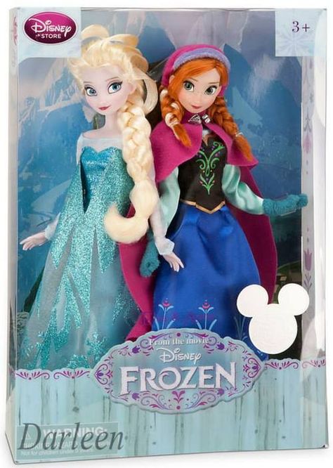 THe Frozen sisters, Elsa and Anna Elsa Singing, Disney Frozen Dolls, Elsa And Anna Dolls, Disney Barbie Dolls, Frozen Dolls, Frozen Toys, Disney Frozen Party, Anna Doll, Elsa Doll