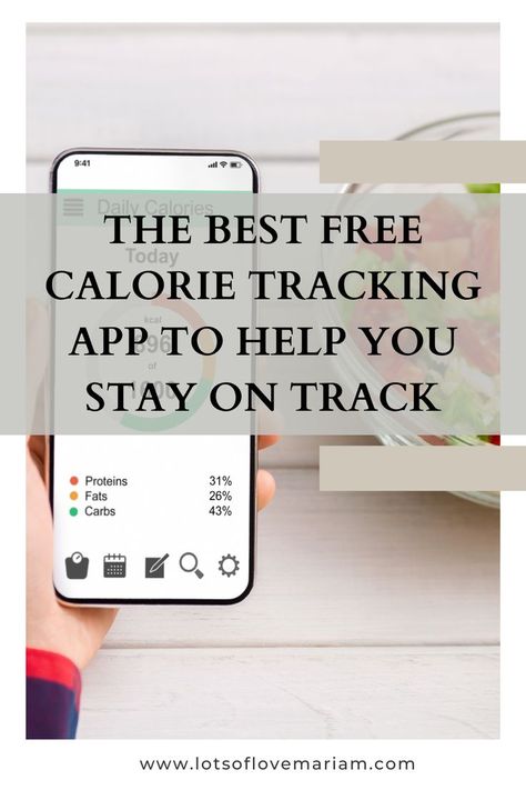 Are you starting your health journey and need the best free calorie tracking app to help you say on track? This free calorie tracker app has helped me stay motivated with my healthy eating habits and stay consistent. #weightlossapp #healthylifestyle #dietapp #healthyfood #healthymeal How To Keep Track Of Calories, How To Track Calories, Free Calorie Counter App, Best Calorie Counter App, Calorie Tracker App, Food Tracker App, Tracking Calories, Calorie Counting App, Calorie Counter App