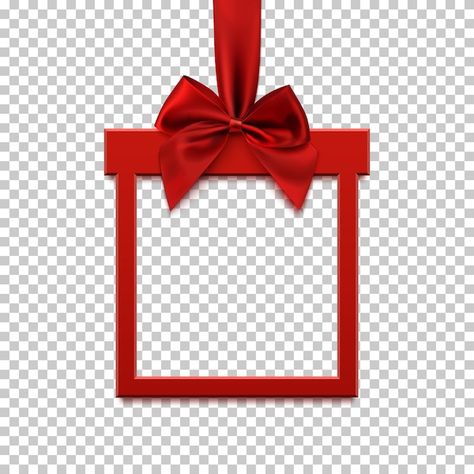 Square frame in form of gift with red ri... | Premium Vector #Freepik #vector #gift-frame #christmas-bow #gift-bow #christmas-present Christmas Present Background, Christmas Photo Frame, Bow Vector, Merry Christmas Background, Red Gift Box, Cute Christmas Wallpaper, Greeting Card Template, Gift Ribbon, Box Patterns