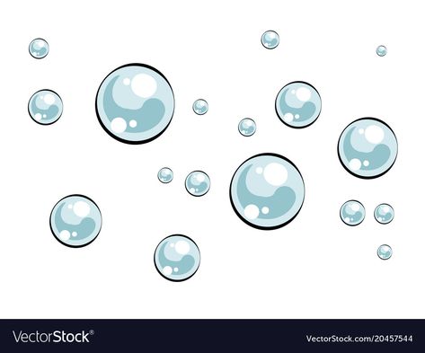 Bubble Drawing Digital, Cartoon Bubbles Art, Soap Drawing Art, Bubbles Tattoo Ideas, Soap Bubbles Illustration, Soap Bubbles Drawing, Bubble Doodles, Drawing Bubbles, Soap Illustration