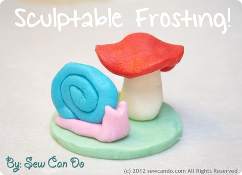 Sculptable Frosting Recipe ~ With this frosting you can cut and sculpt all sorts of fun shapes and designs, like those made with modeling chocolate or fondant, but with all the flavor and a softer texture of a buttercream frosting. If given a few hours to firm up, sculpted shapes will hold up well and can be stored a few days in an airtight container.  Add creations to decorate cakes, cupcakes, brownies or use as stand alone sweets.  The possibilities are endless and incredibly tasty. Modeling Chocolate, No Sugar Foods, Fun Treats, Cake Frosting, Kid Crafts, Cake Decorating Tips, Frosting Recipes, Buttercream Frosting, Sweet Treat