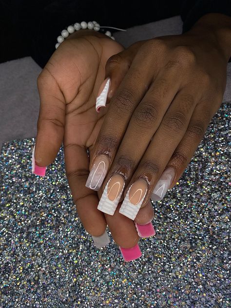 Pink Bottoms, Acrylic Nails, Nails, Pink, Quick Saves