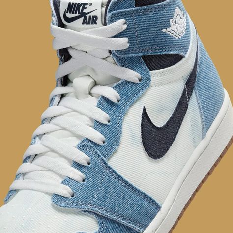 Air Jordan 1 Retro High OG "Bleached Denim" FQ2947-100 | SneakerNews.com Shoe Palace, Nike Blazers Mid, Jordan 1 High Og, Air Jordan 1 Retro High Og, Air Jordan 1 Retro High, Mens Lifestyle, Air Jordan 1 High, Nike Acg, Jordan 1 High