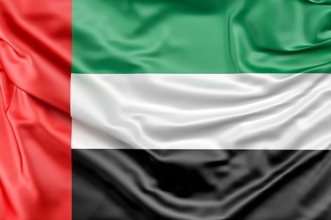 Flag of united arab emirates Free Photo | Premium Photo #Freepik #photo #background #green #green-background #red Satin Illustration, Emirates Flag, Uae Flag, Flag Photo, Texture Background, Photo Editing Software, Instagram Highlight Icons, Arab Emirates, Dubai Uae