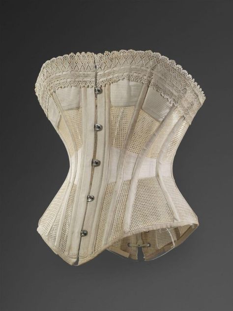 Corset | Unknown | V&A Explore The Collections Corset Making, Edwardian Corsets, 1900 Fashion, Dita Von, Women Magazines, Dita Von Teese, Couture Sewing, Victoria And Albert Museum, Modern Fabric