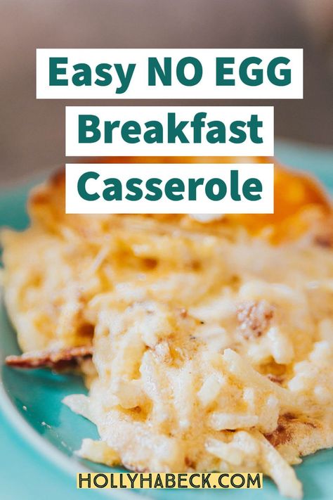 If you prefer a no egg breakfast, you need to try this easy no egg breakfast casserole! A combination of gooey, cheesy hash browns topped with buttery biscuits, this hashbrown casserole is not to be missed! Non Egg Breakfast Casserole, No Egg Breakfast Casserole Recipes, Potato Breakfast Casserole No Eggs, Biscuit Hashbrown Breakfast Casserole, Hashbrown Breakfast Casserole Without Eggs, Fast And Easy Casseroles, Breakfast Casserole With Hashbrowns No Eggs, Hashbrown Breakfast Casserole No Eggs, Breakfast Casserole With No Eggs