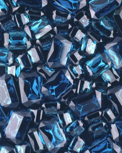 Blue gems #indigoinspiration Blue Gems Aesthetic, Sapphire Aesthetic Gem, Le Grand Bleu, Art Coquillage, Azul Indigo, Im Blue, Color Explosion, Blue Gems, Feeling Blue