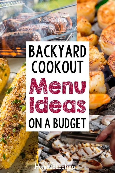 Cookout Menu Ideas, Backyard Bbq Menu Ideas, Summer Macaroni Salad, Pasta With Herbs, Cookout Menu, Memorial Day Foods, Cookout Party, Barbeque Party, Grilling Menu