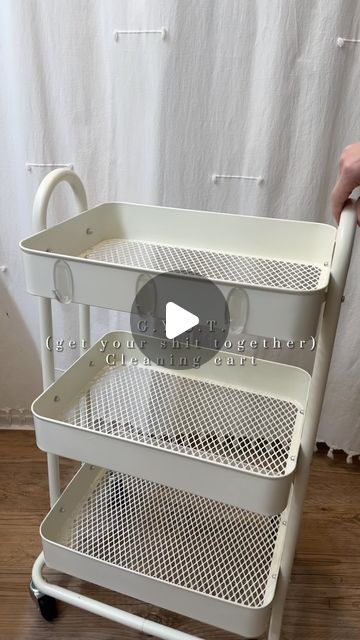 Lisa Sosa on Instagram: "This cleaning cart has been a game changer 🙌 @vanesa_amaro_ #cleaningroutine #cleaningmotivation #amazoninfluencer #scrubdaddypartner #scrubdaddy #gystfriday #cleanwithme #housecleaner" Cleaning Supplies Caddy, Cleaning Cart, Organization Hacks Diy, Cleaning Caddy, Organization Cart, Laundry Cart, Cleaning Supplies Organization, House Organisation, Towel Organization