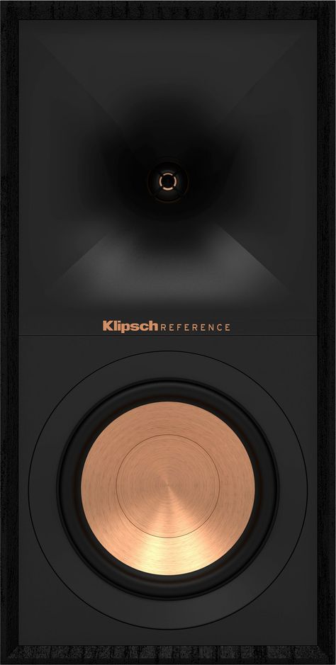 Klipsch Reference Series 5-1/4" 340-Watt Passive 2-Way Bookshelf Speakers (Pair) Black 1069854 R-50-M II - Best Buy Klipsch Speakers, 12 Inch Subwoofer, Black Speaker, Surround Speakers, Surround Sound Speakers, Vinyl Exterior, Surround Sound Systems, Bookshelf Speakers, Audio Speakers