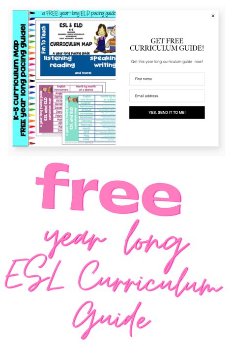 Esl Teaching Elementary, Esl Curriculum, Curriculum Map, Digital Lesson Plans, Language Games, Eld Ideas, Plan Your Year, Pacing Guide, Language Levels