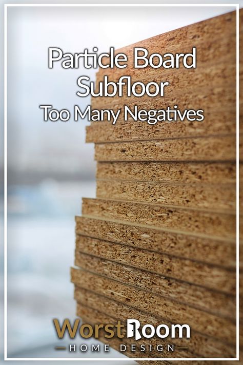 Particle Board Subfloor - Too Many Negatives Particle Board Floor, Vinyl Board, Installing Hardwood Floors, Diy Flooring, New Carpet, Diy Home Repair, Flooring Options, Big Houses, Particle Board