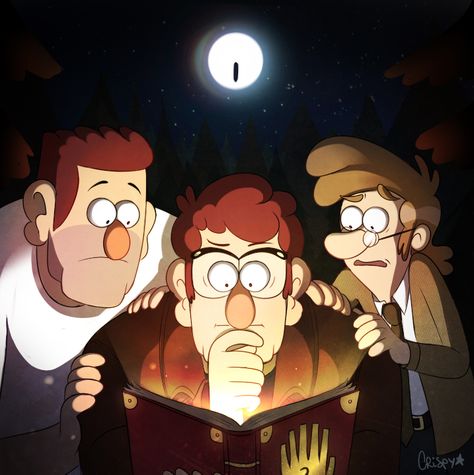 Mystery Trio Playlist  ►Listen  Theme Song – Neil... - Crispy ★ Mystery Trio, Oingo Boingo, Blue Oyster Cult, Gravity Falls Au, Gravity Falls Art, Weird Science, Fright Night, Disney Shows, Theme Song