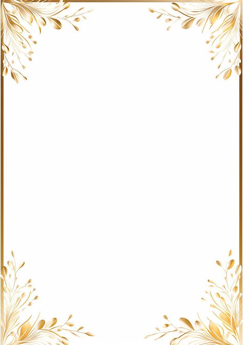 white and gold simple illustration page border Gold Page Border, White Background With Border, Gold And White Background, Gold Border Design, Photo Border, Flower Borders, Fireworks Pictures, Nature Party, Border Background