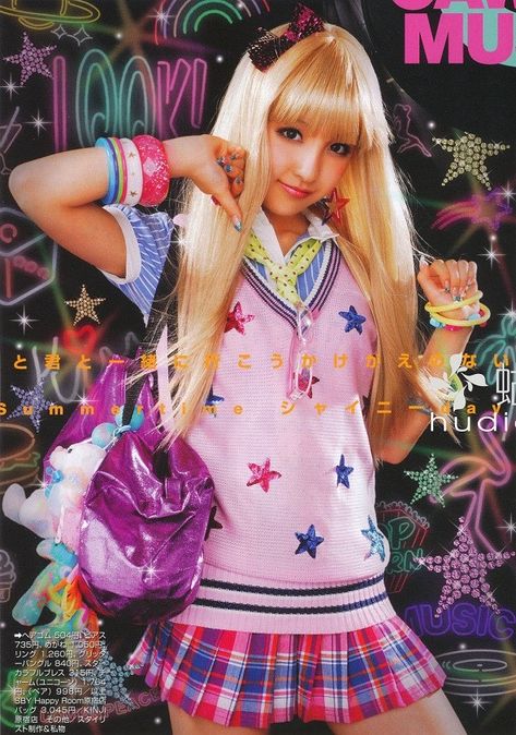 Rainbow Anime, Mode Gyaru, Anime Core, Not Musik, Gyaru Fashion, Be Gentle, J Fashion, Mode Inspo, Kawaii Clothes