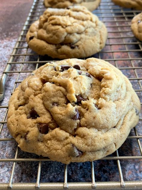 Bakery Style Peanut Butter Chocolate Chip Cookies, Soft And Chewy Peanut Butter Cookies Recipe, Double Peanut Butter Chocolate Chip Cookies, Peanut Butter Cookies Crisco Recipe, Choc Chip Peanut Butter Cookies, Thick Chewy Peanut Butter Cookies, Recipes With Crunchy Peanut Butter, Peanut Butter Chocolate Chip Cookies Soft, Best Peanut Butter Chocolate Chip Cookie