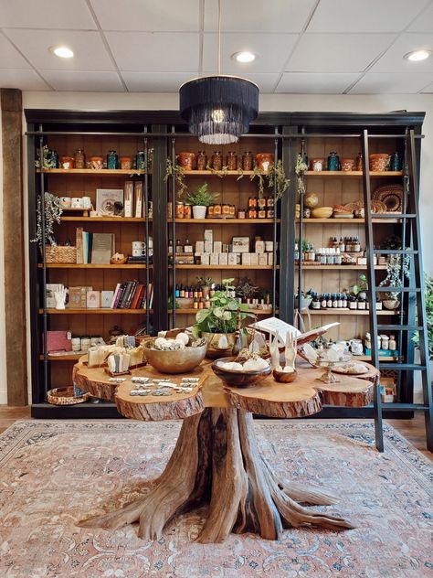 Apothecary Store Aesthetic, Supplement Store Design, Apothecary Shop Aesthetic, Witchy Shop Aesthetic, Apothecary Furniture, Apothecary Aesthetic, Deli Ideas, Apothecary Shoppe, Witch Ideas