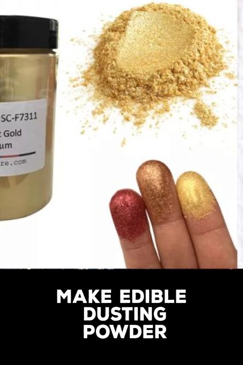 How to Make Edible Dusting Powder Edible Dusting Powder, Cake Supply Store, Edible Luster Dust, Spray Tan Business, Diy Edible, Baked Good, Petal Dust, Dusting Powder, Luster Dust