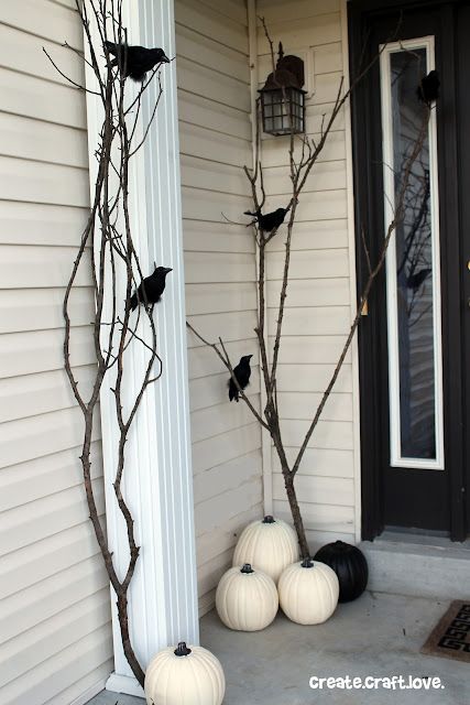 Entrada Halloween, Diy Halloween Porch, Läskig Halloween, Diy Halloween Dekoration, Halloween Diy Outdoor, Clever Halloween, Halloween Decor Diy, Halloween Decorations Diy Outdoor, Diy Halloween Decor