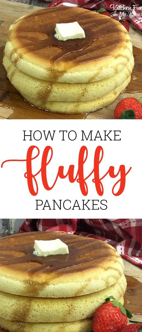 Pancake Recipe Homemade, Puffy Pancake, Best Pancake Recipe Ever, Puffy Pancakes, Pancakes Fluffy, Homemade Pancake Recipe, Best Pancake Recipe, Healthy Pancake Recipes, Tasty Pancakes