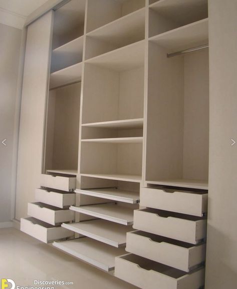 Ideas De Closets, Diy Kast, Closet Organizer With Drawers, Suite Master, Bedroom Furniture Layout, Ikea Closet, Closet Organization Ideas, Closet Layout, Closet Drawers