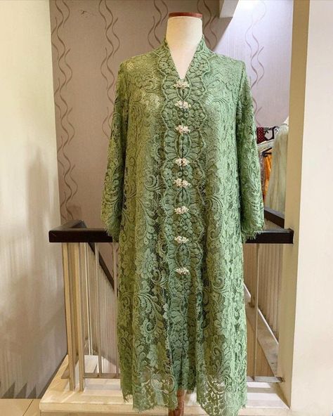 Trending party wear dresses ideas Trending Party Wear Dresses, Kebaya Lurik, Kebaya Brokat Modern, Mix And Match Outfits Hijab, Model Dress Kebaya, Dress Brokat Modern, Kebaya Lace, Model Kebaya Modern, Kebaya Hijab