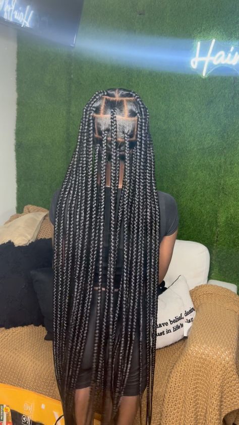 Medium Large Knotless, Large Knotless, Large Box Braids, Quick Braids, Big Box Braids Hairstyles, Cute Braided Hairstyles, Braids Hairstyles Pictures, Quick Braided Hairstyles, Cute Box Braids Hairstyles