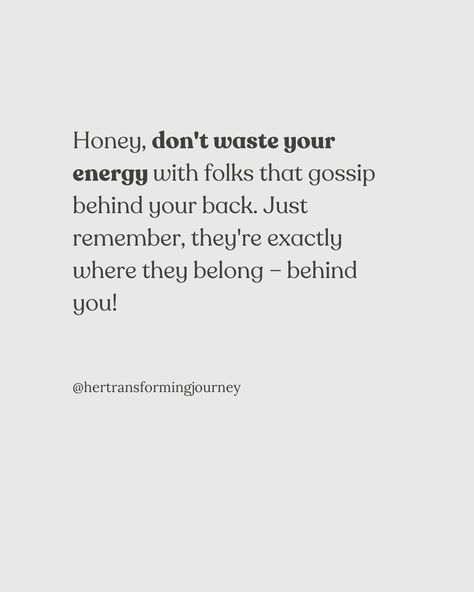 Let them talk, honey. 💁🏻‍♀️ Gossip is the devil's phonebook and I ain't got time for calls from negativity. So, sip your tea, stay fabulous, and let the haters watch from the sidelines while we slay in silence. ✨ Your time is too valuable to be spent worrying about those who don't have the guts to say things to your face. Focus on surrounding yourself with positivity and let the haters fade into the background. 😏💃 Drop a ❤️ if you're ready for self-growth.⁠ Follow @hertransformingjourney f... Let Them Talk, From The Sidelines, Focus On Yourself, Desktop Wallpaper, No Worries, Me Quotes, Honey, Let It Be, Tea