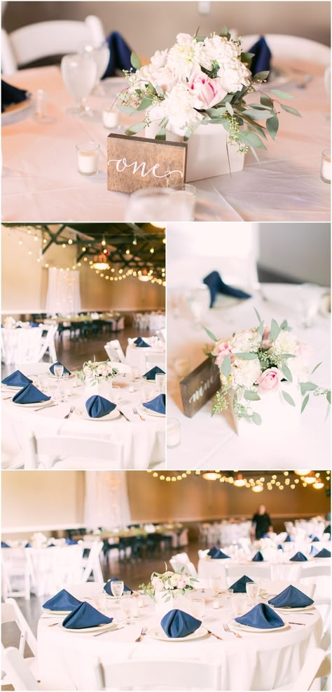 Navy Blue Blush Pink Ivory Wedding, Navy Blue And Blush Pink Wedding Reception, Navy Blue Pink And White Wedding, Blush Pink And Navy Blue And White Wedding Decor, Pink And Navy Wedding Table Decor, Navy Blue Blush Pink White Wedding, Navy And Blush Rustic Wedding, Light Pink And Navy Wedding Decor, Blush Pink And Navy Blue Wedding Tables