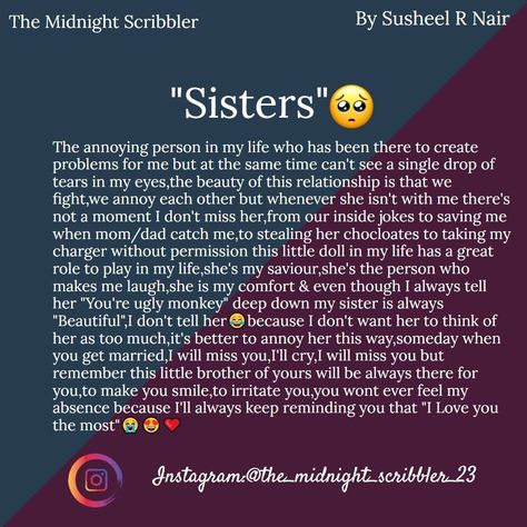 Sisters... Paragraphs For Your Sister Birthday, Best Quotes For Sister Birthday, Paragraph For Your Sister, Happy Birthday Text To Sister, Birthday Wishes For Akka, Sister Messages Texts, Sister Paragraphs For Birthday, Birthday Wishes For Sibling Sister, Happy Birthday Akka Quote