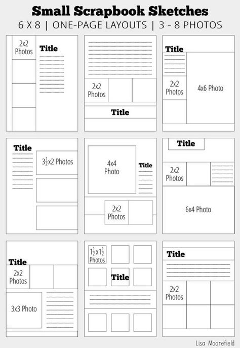 Best 25+ 8x8 scrapbook layouts ideas on Pinterest | Simple ... Small Scrapbook, Mises En Page Design Graphique, Sketchbook Layout, Scrapbooking Sketches, Desain Editorial, 타이포그래피 포스터 디자인, Page Layouts, Scrapbook Layout Sketches, Scrapbook Book