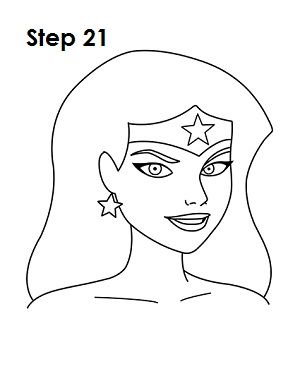 Draw Wonder Woman Step 21 Drawing Wonder Woman, How To Draw Wonder Woman, Wonder Woman Art Drawings, Wonder Woman Coloring Pages, Draw Wonder Woman, Woman Coloring Pages, Chica Aesthetic, Wonder Woman Drawing, Superman And Wonder Woman