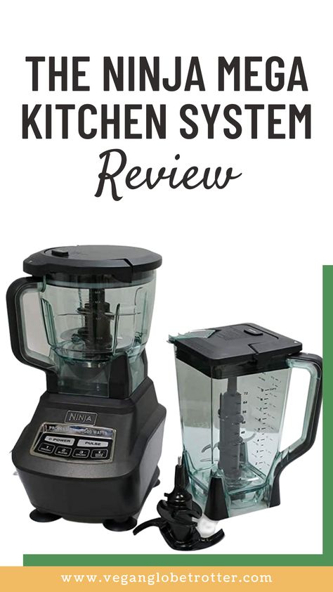 If you're in the market for a powerful, all-in-one kitchen system, the Ninja Mega Kitchen System could be a perfect choice. This appliance is capable of performing a variety of functions. In this review, we'll take a closer look at the features and performance of the Ninja Mega Kitchen System to help you decide if it's right for your needs. Ninja Mega Kitchen System Recipes, Ninja Kitchen System Recipes, Ninja Food Processor, Ninja Kitchen, Ge Refrigerator, Kitchen System, Vegan Living, Best Blenders, Vegan Foodie