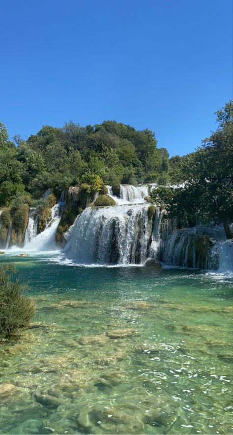 Krka Waterfalls, Krka National Park, Croatia Holiday, Split Croatia, Backpacking Europe, Waterfall Photography, Paradise On Earth, European Summer, Holiday Travel